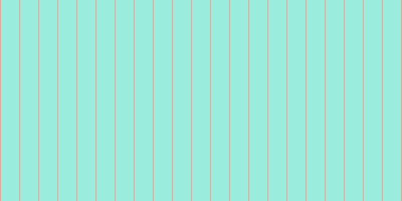 #37dcbb (50%), #eba393 vertical lines, two pixels wide, thirty-six pixels apart