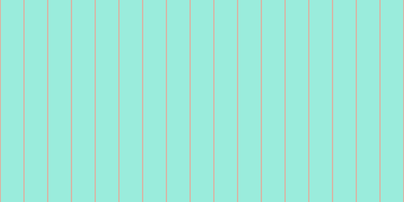 #37dcbb (50%), #eba393 vertical lines, two pixels wide, forty-five pixels apart