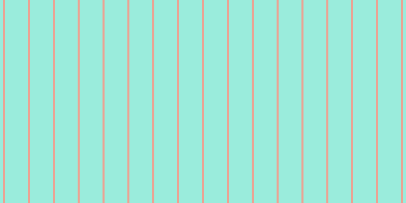 #37dcbb (50%), #eba393 vertical lines, four pixels wide, forty-five pixels apart