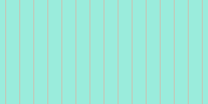 #37dcbb (50%), #eba393 vertical lines, two pixels wide, fifty-two pixels apart