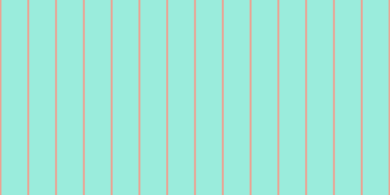 #37dcbb (50%), #eba393 vertical lines, four pixels wide, fifty-three pixels apart