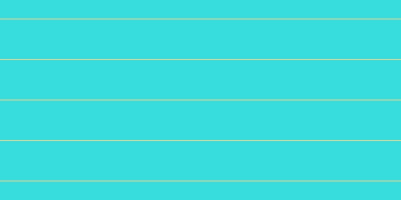 #37dcdc, #dbd393 horizontal lines, two pixels wide, seventy-nine pixels apart