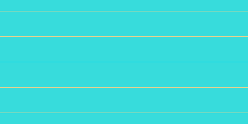 #37dcdc, #dbd393 horizontal lines, two pixels wide, eighty pixels apart