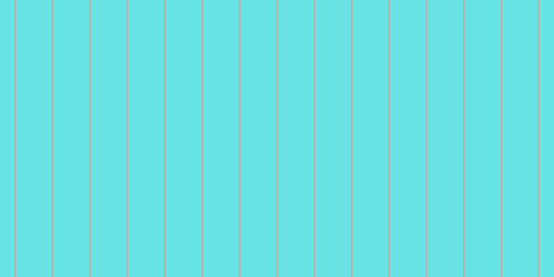 #37dcdc (75%), #caa393 vertical lines, two pixels wide, fifty-two pixels apart
