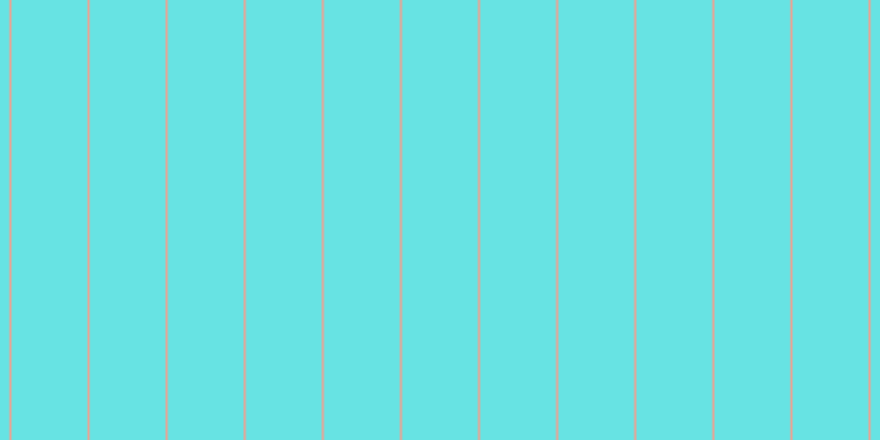 #37dcdc (75%), #eba393 vertical lines, two pixels wide, sixty-nine pixels apart