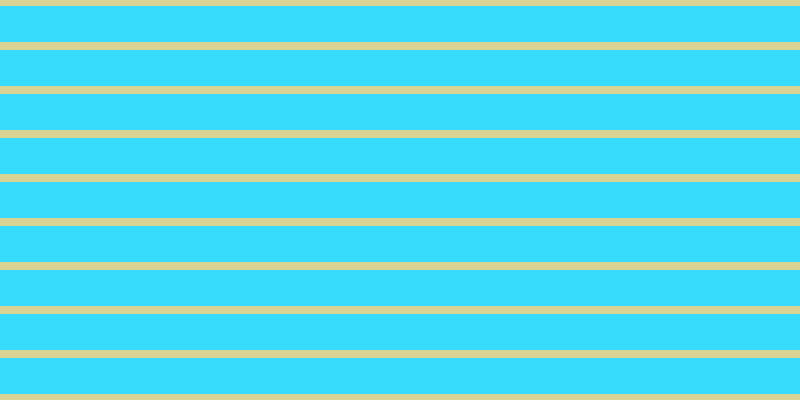 #37dcfd, #dbd393 horizontal lines, eight pixels wide, thirty-six pixels apart