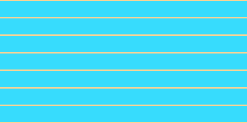 #37dcfd, #fcd393 horizontal lines, five pixels wide, fifty-two pixels apart