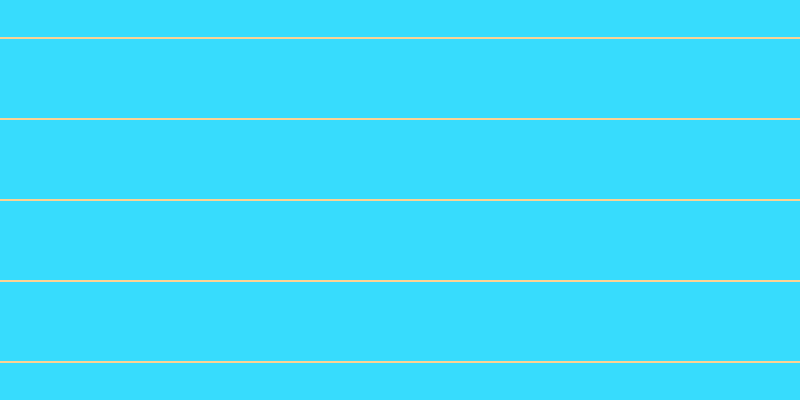 #37dcfd, #fcd393 horizontal lines, two pixels wide, seventy-nine pixels apart