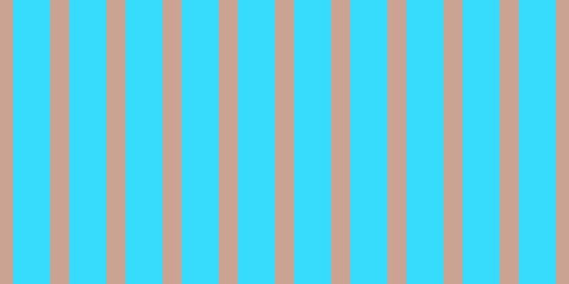 #37dcfd, #caa393 vertical lines, twenty-seven pixels wide, fifty-two pixels apart