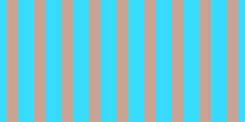 #37dcfd, #caa393 vertical lines, thirty-eight pixels wide, fifty-two pixels apart
