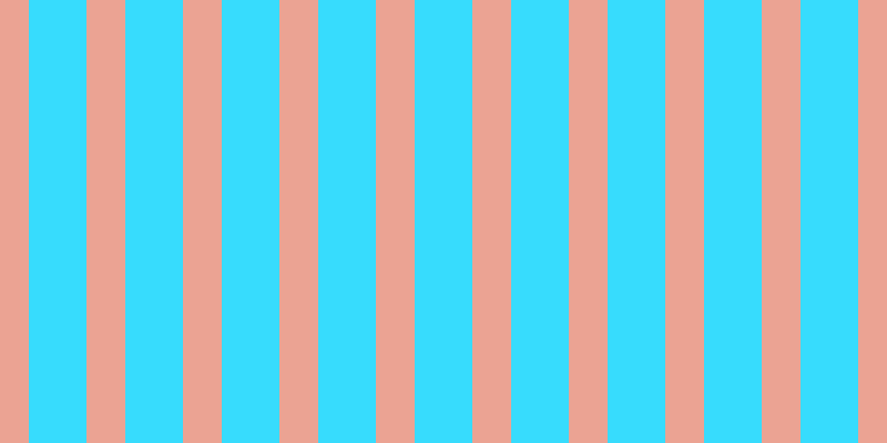 #37dcfd, #eba393 vertical lines, thirty-five pixels wide, fifty-two pixels apart