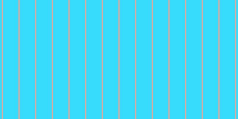 #37dcfd, #eba393 vertical lines, four pixels wide, fifty-two pixels apart
