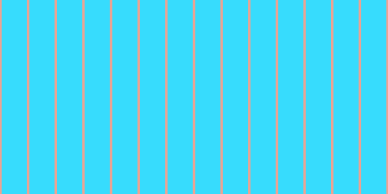 #37dcfd, #eba393 vertical lines, five pixels wide, fifty-two pixels apart