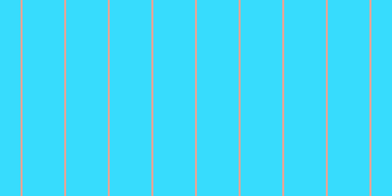 #37dcfd, #eba393 vertical lines, four pixels wide, eighty-five pixels apart