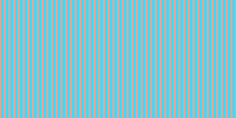 #37dcfd, #eba393 vertical lines, seven pixels wide, nine pixels apart