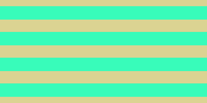 #37fdbb, #dbd393 horizontal lines, forty-eight pixels wide, fifty-two pixels apart
