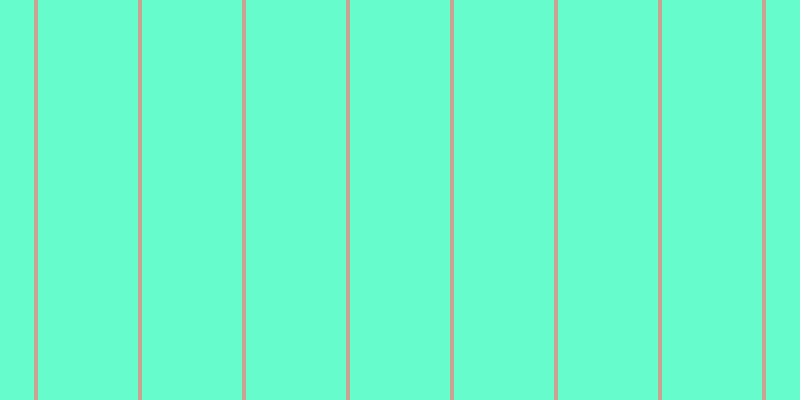 #37fdbb (75%), #caa393 vertical lines, four pixels wide, one hundred pixels apart