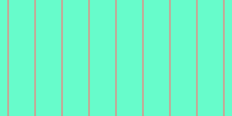 #37fdbb (75%), #caa393 vertical lines, six pixels wide, eighty-seven pixels apart
