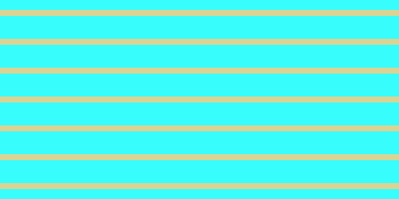 #37fdfd, #dbd393 horizontal lines, twelve pixels wide, forty-six pixels apart