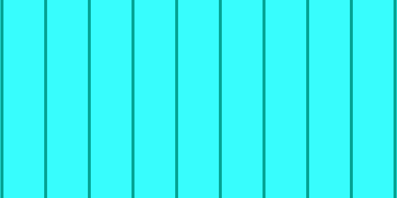 #37fdfd, #04a393 vertical lines, six pixels wide, eighty-two pixels apart