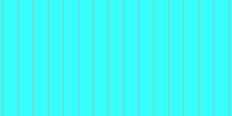 #37fdfd, #caa393 vertical lines, two pixels wide, fifty pixels apart