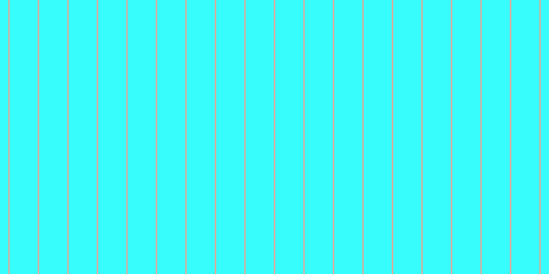 #37fdfd, #eba393 vertical lines, two pixels wide, forty-one pixels apart