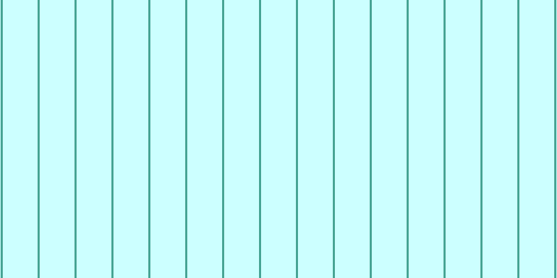 #37fdfd (25%), #46a393 vertical lines, three pixels wide, fifty pixels apart