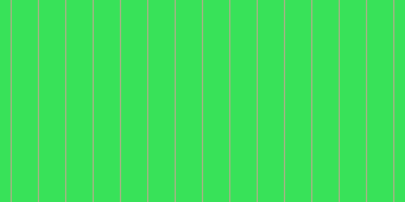 #38e259, #caa393 vertical lines, two pixels wide, fifty-two pixels apart