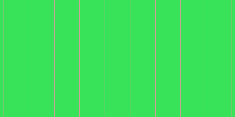 #38e259, #caa393 vertical lines, two pixels wide, eighty-four pixels apart