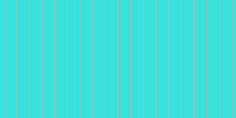 #38e2dd, #eba393 vertical lines, two pixels wide, forty-one pixels apart