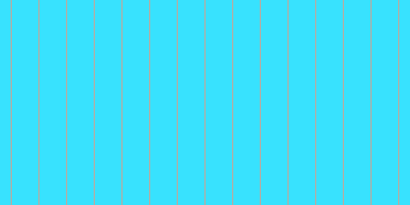 #38e2fe, #caa393 vertical lines, two pixels wide, fifty-two pixels apart