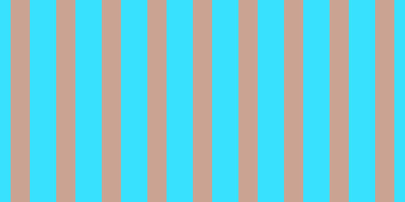 #38e2fe, #caa393 vertical lines, thirty-eight pixels wide, fifty-two pixels apart