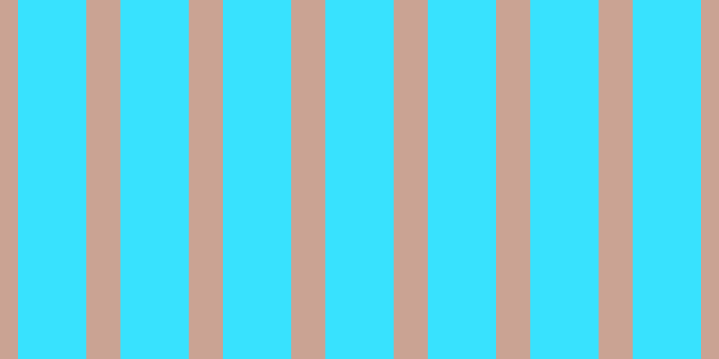 #38e2fe, #caa393 vertical lines, thirty-eight pixels wide, seventy-six pixels apart