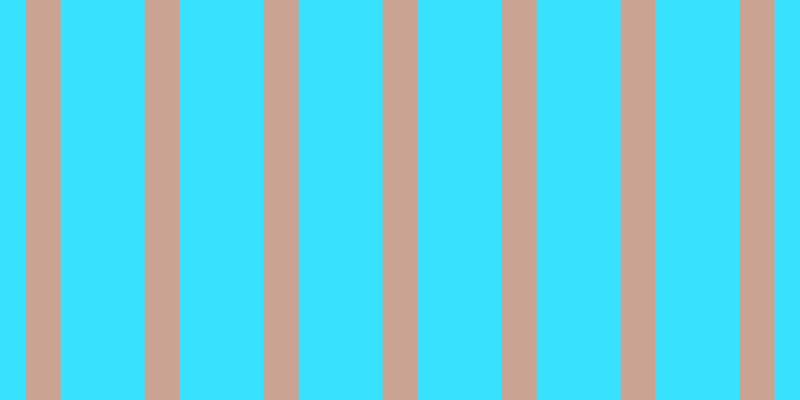 #38e2fe, #caa393 vertical lines, thirty-five pixels wide, eighty-four pixels apart