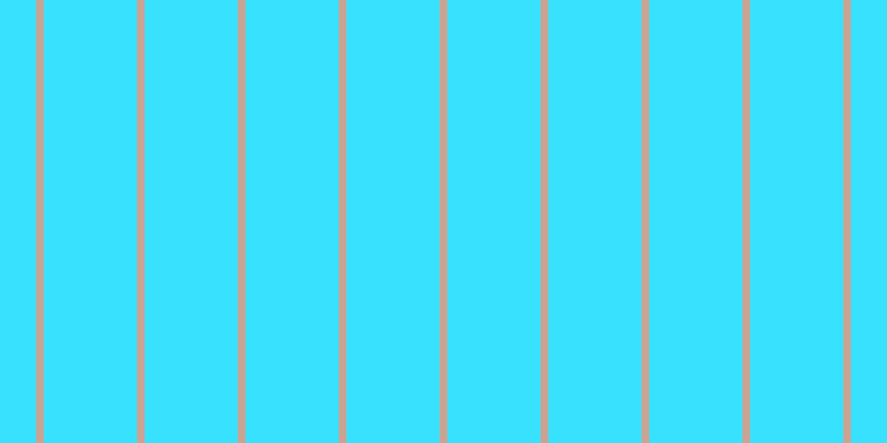 #38e2fe, #caa393 vertical lines, seven pixels wide, eighty-four pixels apart