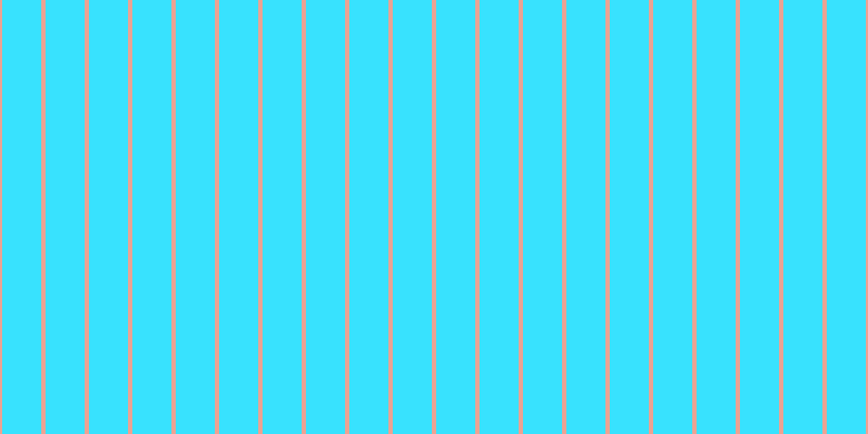 #38e2fe, #eba393 vertical lines, four pixels wide, thirty-six pixels apart