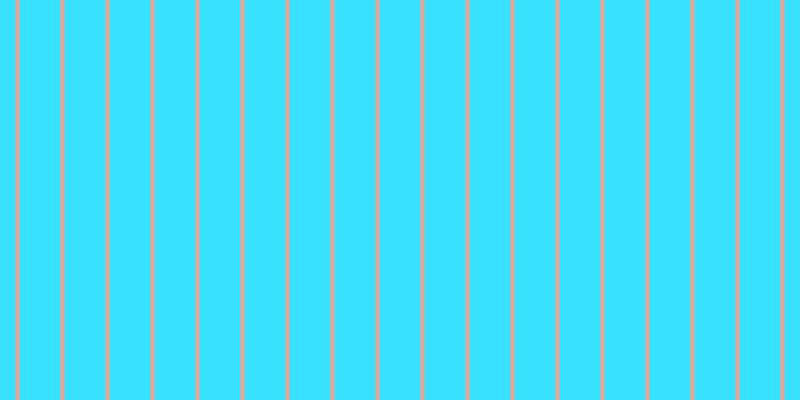 #38e2fe, #eba393 vertical lines, four pixels wide, forty-one pixels apart