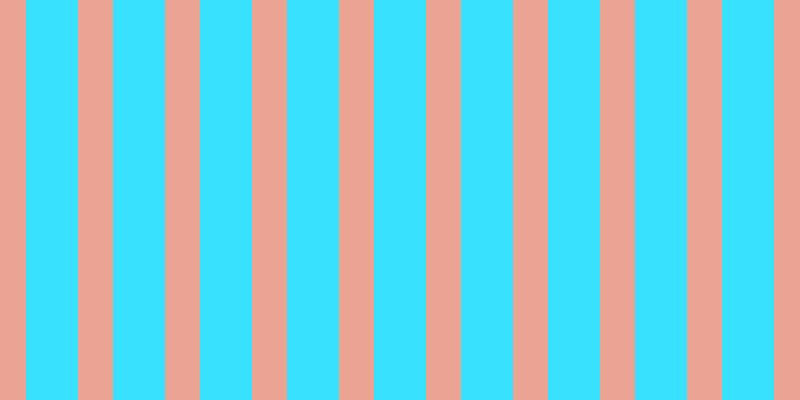 #38e2fe, #eba393 vertical lines, thirty-five pixels wide, fifty-two pixels apart