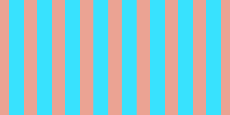 #38e2fe, #eba393 vertical lines, forty-six pixels wide, fifty-two pixels apart