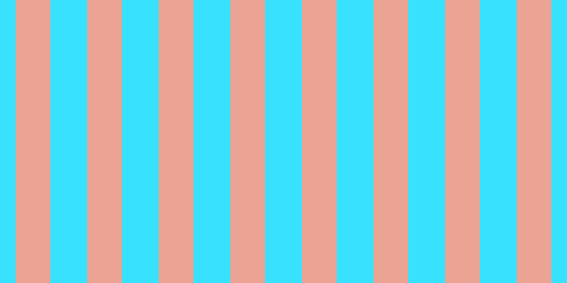 #38e2fe, #eba393 vertical lines, forty-nine pixels wide, fifty-two pixels apart