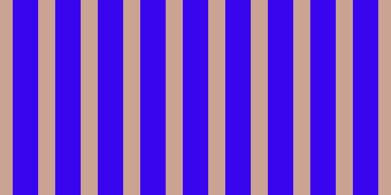 #3904ee, #caa393 vertical lines, thirty-five pixels wide, fifty-two pixels apart