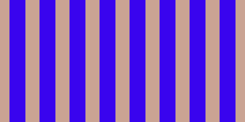 #3904ee, #caa393 vertical lines, forty-six pixels wide, fifty-two pixels apart