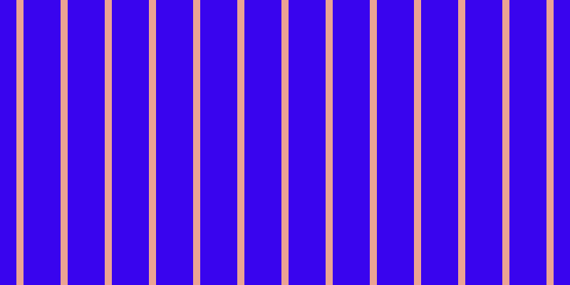 #3904ee, #eba393 vertical lines, ten pixels wide, fifty-two pixels apart