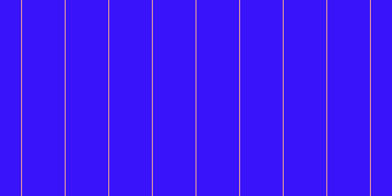 #3913fa, #eba393 vertical lines, two pixels wide, eighty-seven pixels apart