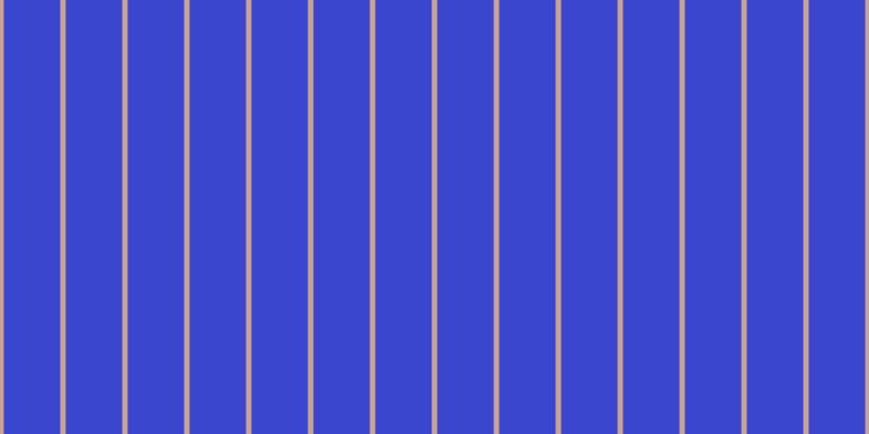#3946cd, #caa393 vertical lines, five pixels wide, fifty-two pixels apart