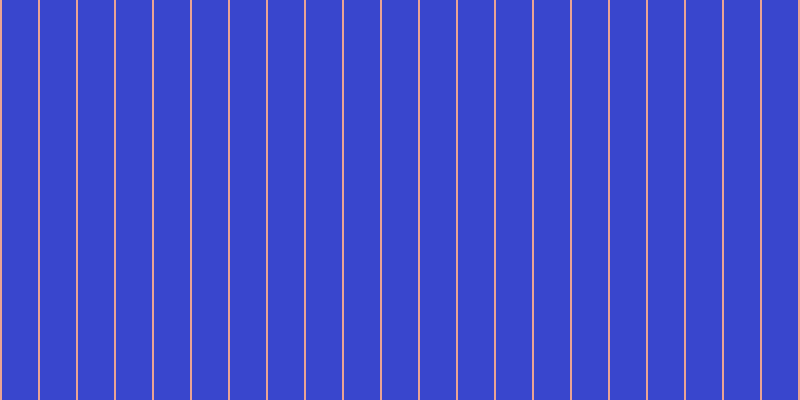 #3946cd, #eba393 vertical lines, two pixels wide, thirty-six pixels apart