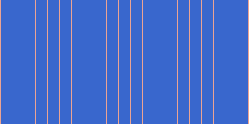 #3967cd, #eba393 vertical lines, two pixels wide, thirty-six pixels apart