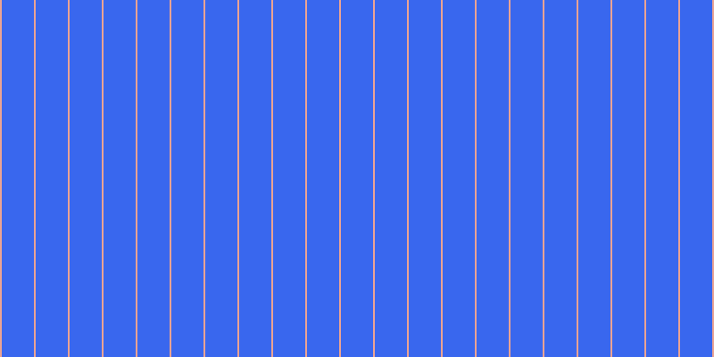 #3967ee, #eba393 vertical lines, two pixels wide, thirty-six pixels apart