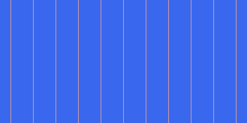 #3967ee, #eba393 vertical lines, two pixels wide, seventy-one pixels apart