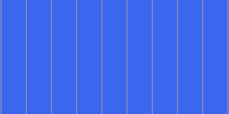 #3967ee, #eba393 vertical lines, two pixels wide, eighty-six pixels apart